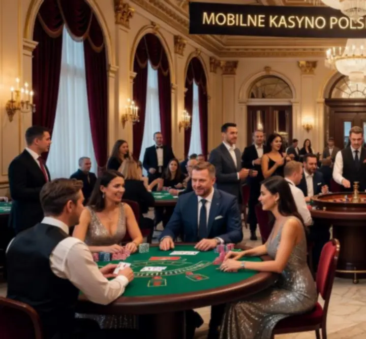 Mobilne stoły kasynowe TRG ELEVATOR Grzegorz Pizun przygotowane na event